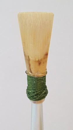 alto shawm reed: short scrape